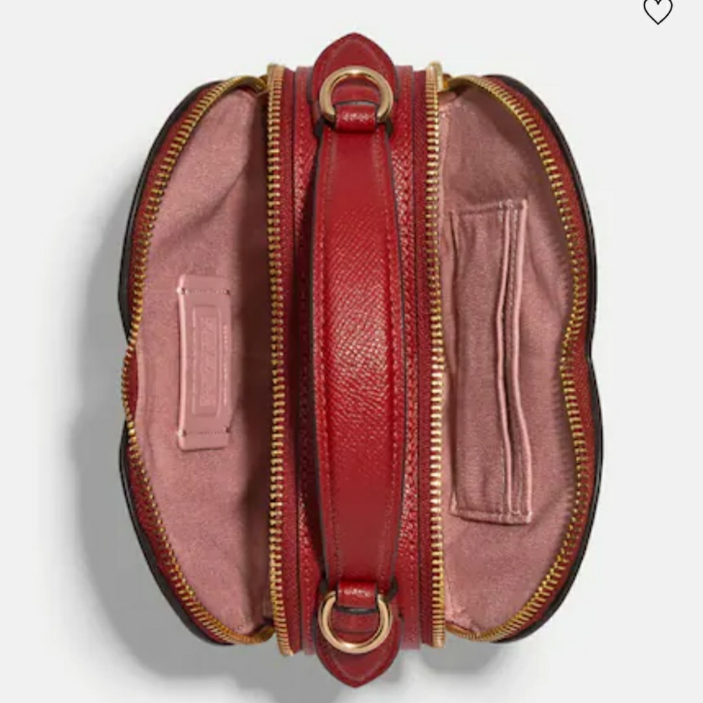 Coach Heart Crossbody In Colorblock - Picture 3 of 8